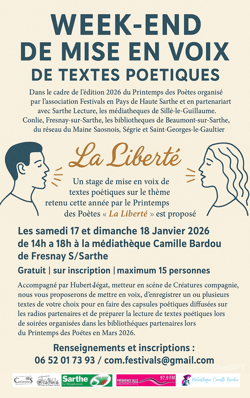 affiche Mise en voix PDP